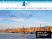 Tablet Screenshot of cabinetnaudin.com